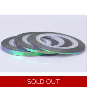 Mermaid Candy Striping Tape - 3 Pack - Grey